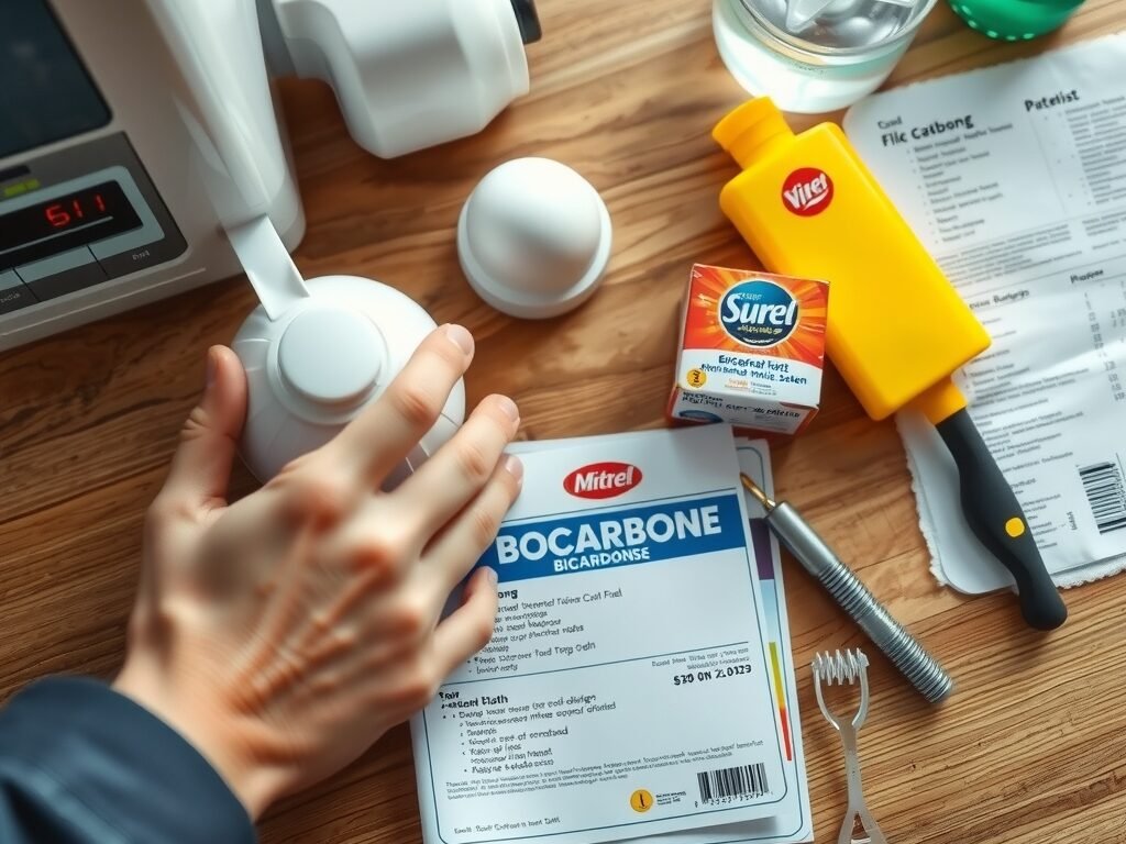 Materiais e tabela de custos para limpeza da resistência