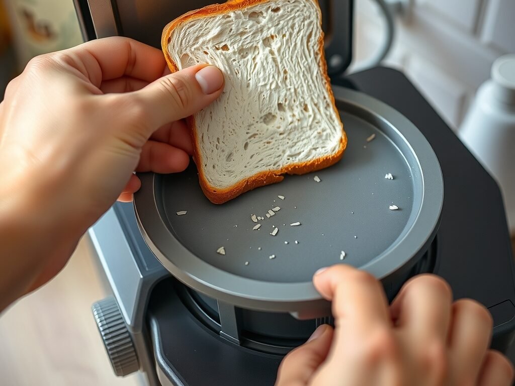 Teste de aderência com pão para identificar desgaste