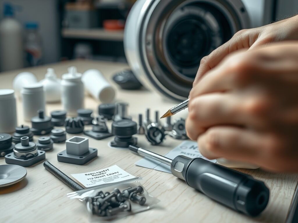 Tabela de custos de peças e mão de obra para air fryer