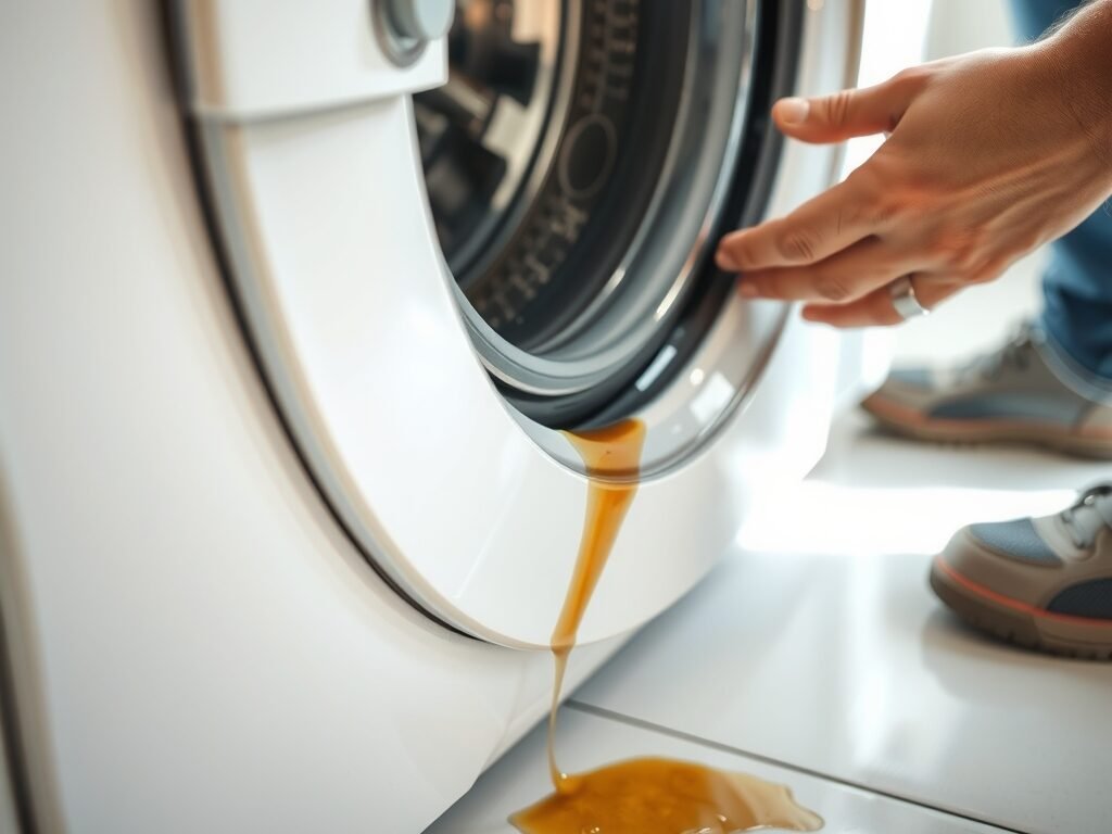 Amortecedores de vibração desgastados com vazamento de óleo