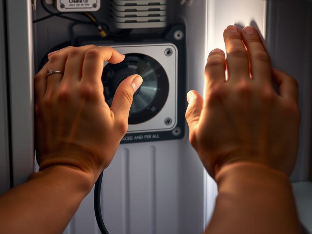 Verificando o ventilador interno da geladeira