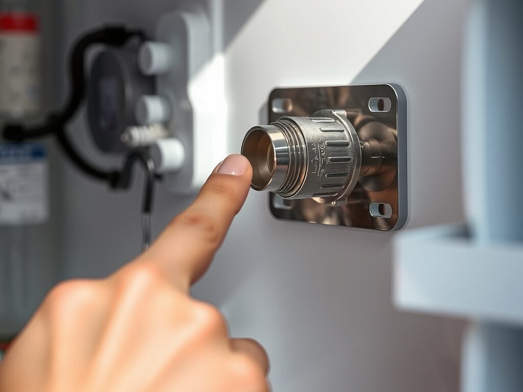 Termostato interno da geladeira em funcionamento